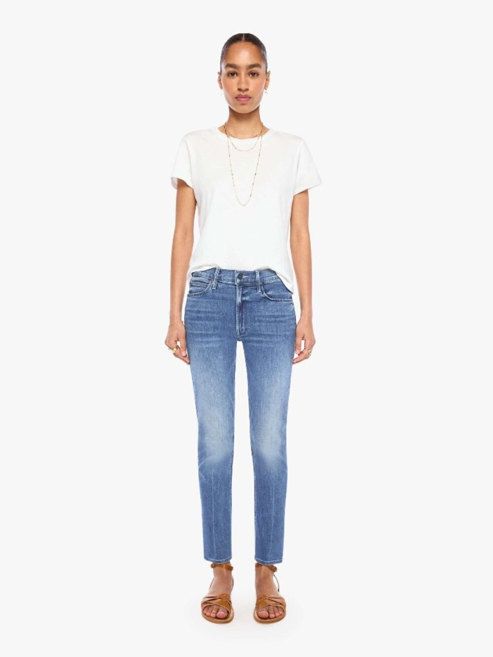 Mother Dazzler jeans Slim Straight fit size 26 straight hem